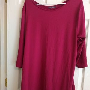 Cranberry tunic